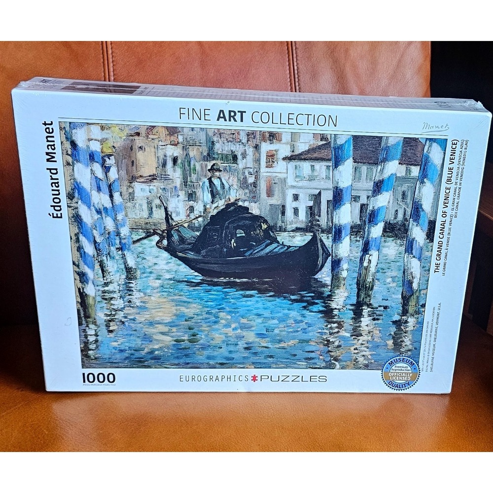 Eurographics Sealed 1000 Piece Puzzle Van Gogh Grand Canal of Venice Blue Venice